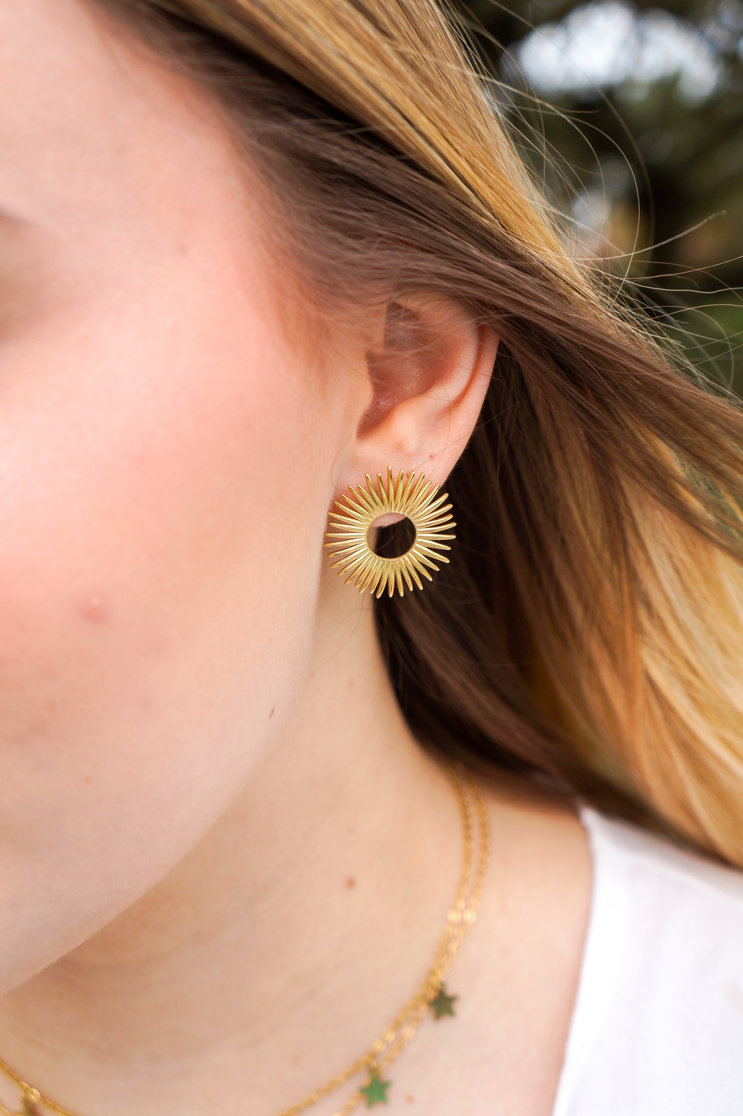 Boucles d’Oreilles Sun