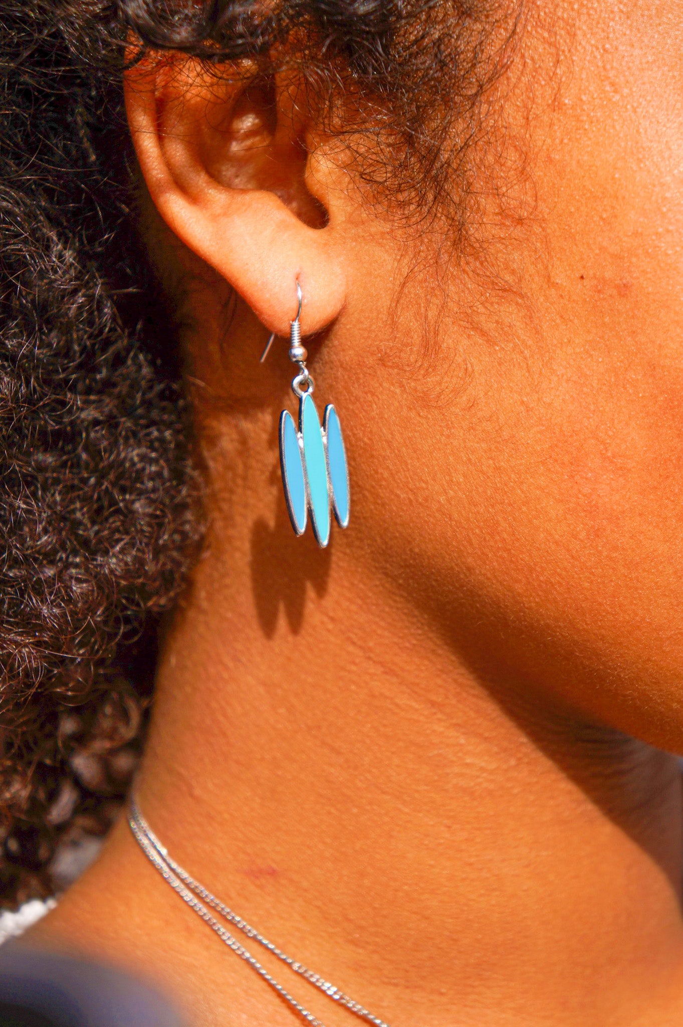 Boucles d'Oreilles Ocean Blue