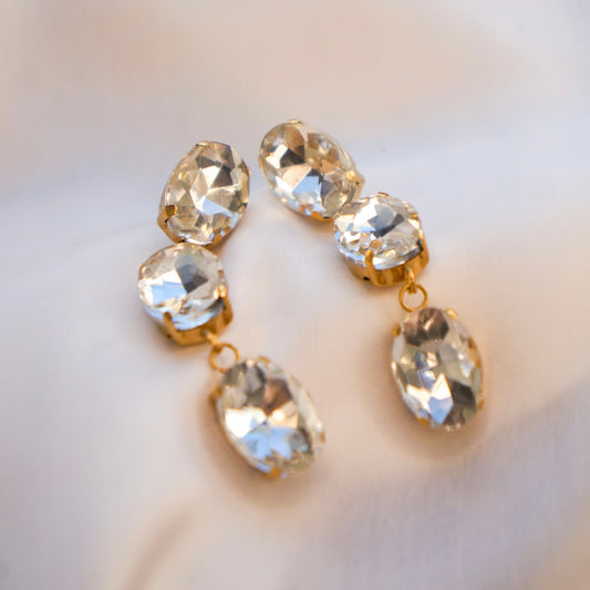 Boucles d’Oreilles Cristal