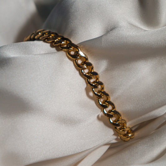 Gourmette Maille Fine Dorée